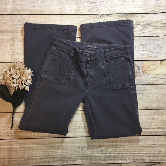 Anthropologie Denim - {Level 99} gray flare jeans